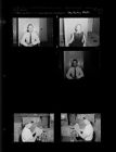 Daily Reflector employees; New parking meters (5 Negatives), March - July 1956, undated [Sleeve 46, Folder g, Box 10]